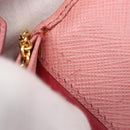 PRADA Long Wallet Safiano leather Pink Gold Auth bs33779-11