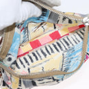 PRADA Tote Bag Vinyl Multicolor Silver Auth bs33781-24