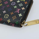 LOUIS VUITTON Monogram Multicolor Zippy Wallet Black M60243 LV Auth bs33783-15
