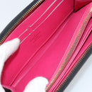 LOUIS VUITTON Monogram Multicolor Zippy Wallet Black M60243 LV Auth bs33783-18