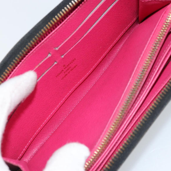 LOUIS VUITTON Monogram Multicolor Zippy Wallet Black M60243 LV Auth bs33783