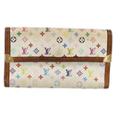 LOUIS VUITTON Multicolor Porte Tresor International Wallet M92659 Auth bs33784-13