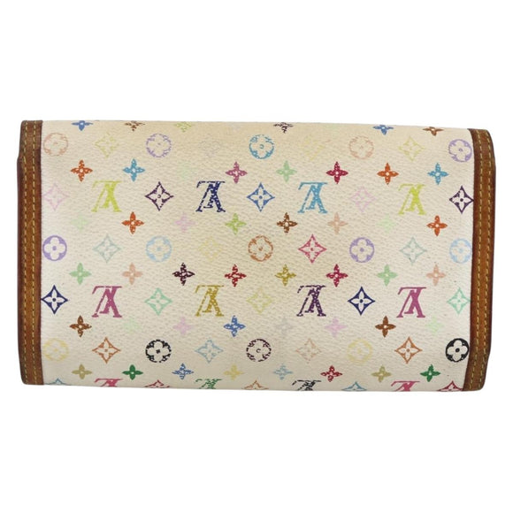 LOUIS VUITTON Multicolor Porte Tresor International Wallet M92659 Auth bs33784