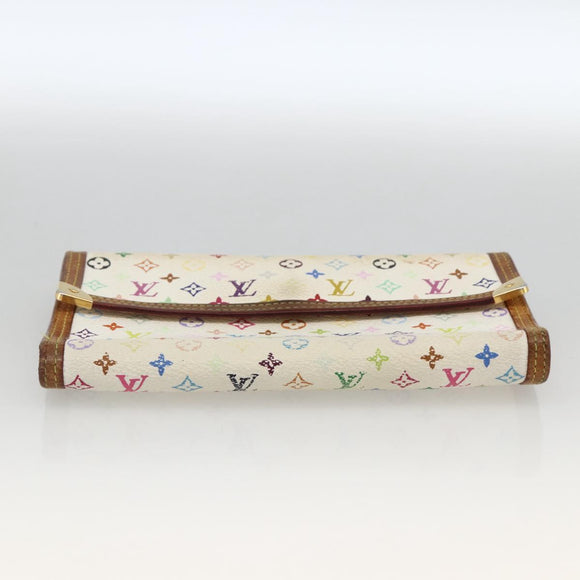 LOUIS VUITTON Multicolor Porte Tresor International Wallet M92659 Auth bs33784