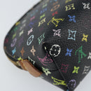 LOUIS VUITTON Multicolor Pochette Cosmetic Pouch Black M47355 LV Auth bs33786-16
