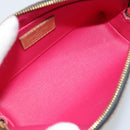 LOUIS VUITTON Multicolor Pochette Cosmetic Pouch Black M47355 LV Auth bs33786-11