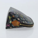 LOUIS VUITTON Multicolor Pochette Cosmetic Pouch Black M47355 LV Auth bs33786-3