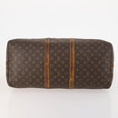 LOUIS VUITTON Monogram Keepall Bandouliere 55 Boston Bag M41414 LV Auth bs33789-5