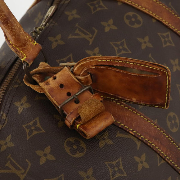 LOUIS VUITTON Monogram Keepall Bandouliere 55 Boston Bag M41414 LV Auth bs33789