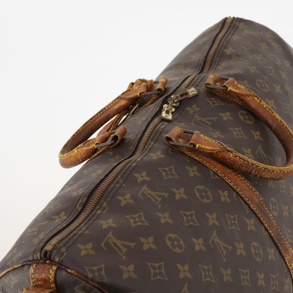 LOUIS VUITTON Monogram Keepall Bandouliere 55 Boston Bag M41414 LV Auth bs33789