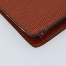 LOUIS VUITTON Epi Montaigne 23 Clutch Bag Brown M52663 LV Auth bs33790-16