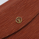 LOUIS VUITTON Epi Montaigne 23 Clutch Bag Brown M52663 LV Auth bs33790-17