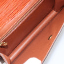 LOUIS VUITTON Epi Montaigne 23 Clutch Bag Brown M52663 LV Auth bs33790-10