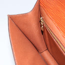 LOUIS VUITTON Epi Montaigne 23 Clutch Bag Brown M52663 LV Auth bs33790-19