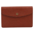 LOUIS VUITTON Epi Montaigne 23 Clutch Bag Brown M52663 LV Auth bs33790-13
