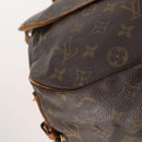 LOUIS VUITTON Monogram Saumur 35 Shoulder Bag M42254 LV Auth bs33791-16