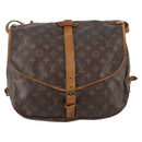 LOUIS VUITTON Monogram Saumur 35 Shoulder Bag M42254 LV Auth bs33791-13