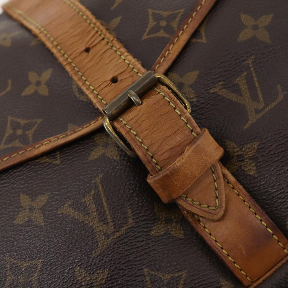LOUIS VUITTON Monogram Saumur 35 Shoulder Bag M42254 LV Auth bs33791