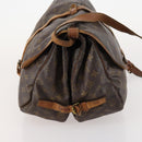 LOUIS VUITTON Monogram Saumur 35 Shoulder Bag M42254 LV Auth bs33791-3