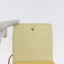 LOUIS VUITTON Monogram Vernis Walker Geldbörse Lime Yellow M91074 LV Auth bs33793-18