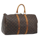 LOUIS VUITTON Monogram Keepall 45 Boston Bag M41428 LV Auth bs33797-1