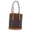 LOUIS VUITTON Monogram Bucket PM Shoulder Bag M42238 LV Auth bs33798-2
