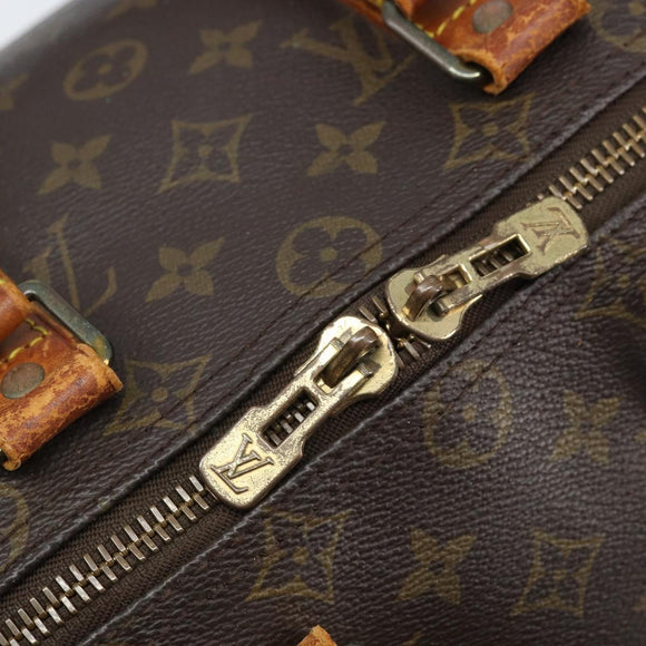 LOUIS VUITTON Monogram Keepall 45 Boston Bag M41428 LV Auth bs33799