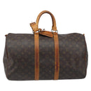 LOUIS VUITTON Monogram Keepall 45 Boston Bag M41428 LV Auth bs33799-13