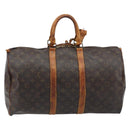 LOUIS VUITTON Monogram Keepall 45 Boston Bag M41428 LV Auth bs33799-2