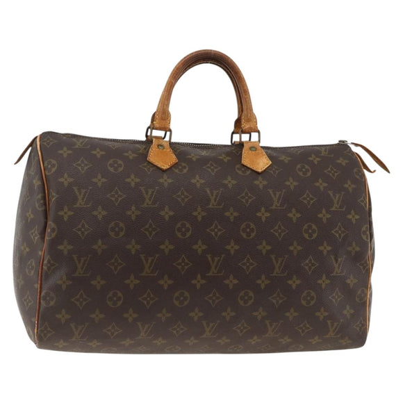 LOUIS VUITTON Monogram Speedy 40 Hand Bag M41522 LV Auth bs33801