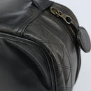CHANEL Bicolore Vanity Handtas Leer Zwart CC Auth bs33805-16