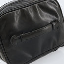 CHANEL Bicolore Vanity Handtas Leer Zwart CC Auth bs33805-7
