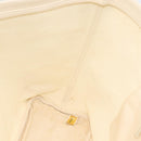 CHANEL Tote Bag Canvas Leather White Silver CC Auth bs33806-17