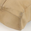 LOEWE Tote Bag Leather Beige Gold Auth bs33808-15