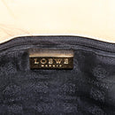 LOEWE Tote Bag Leather Beige Gold Auth bs33808-17