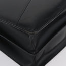 LOEWE Anagram Business Bag Leather Black Silver Auth bs33809-9