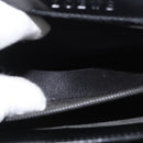LOEWE Anagram Business Bag Leather Black Silver Auth bs33809-26