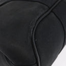 HERMES Valparaiso PM Hand Bag Canvas Leather Black Silver Auth bs33821-14