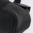 HERMES Valparaiso PM Hand Bag Canvas Leather Black Silver Auth bs33821-15