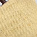 CHANEL Hand Bag Straw Beige CC Auth bs33825-9