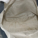 CHANEL Tote Bag Canvas Navy Silver CC Auth bs33826-12