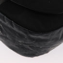 CHANEL Shoulder Bag Patent leather Black Silver CC Auth bs33829-11
