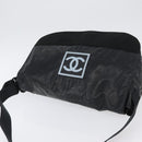 CHANEL Shoulder Bag Patent leather Black Silver CC Auth bs33829-6