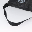 CHANEL Shoulder Bag Patent leather Black Silver CC Auth bs33829-7