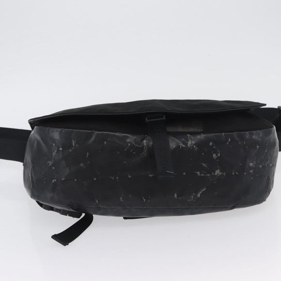 CHANEL Shoulder Bag Patent leather Black Silver CC Auth bs33829