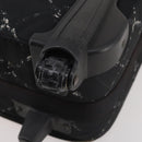 CHANEL Travel line Carry Case Trunk Nylon Black CC Auth bs33830-16