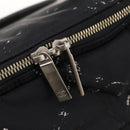 CHANEL Travel line Carry Case Trunk Nylon Black CC Auth bs33830-19