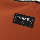 CHANEL Travel line Carry Case Trunk Nylon Black CC Auth bs33830-22