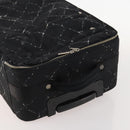 CHANEL Travel line Carry Case Trunk Nylon Black CC Auth bs33830-8