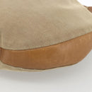 GUCCI Shoulder Bag Canvas Beige Silver 109210 Auth bs33831-14